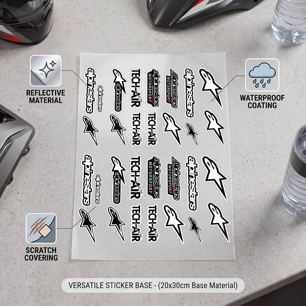 ملصق عاكس عالي الوضوح مقاوم لل - مراجعة Motorcycle Gear Alpine وسعره